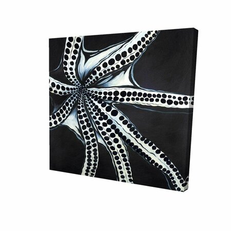 FONDO 12 x 12 in. Large Octopus Tentacle-Print on Canvas FO2782852